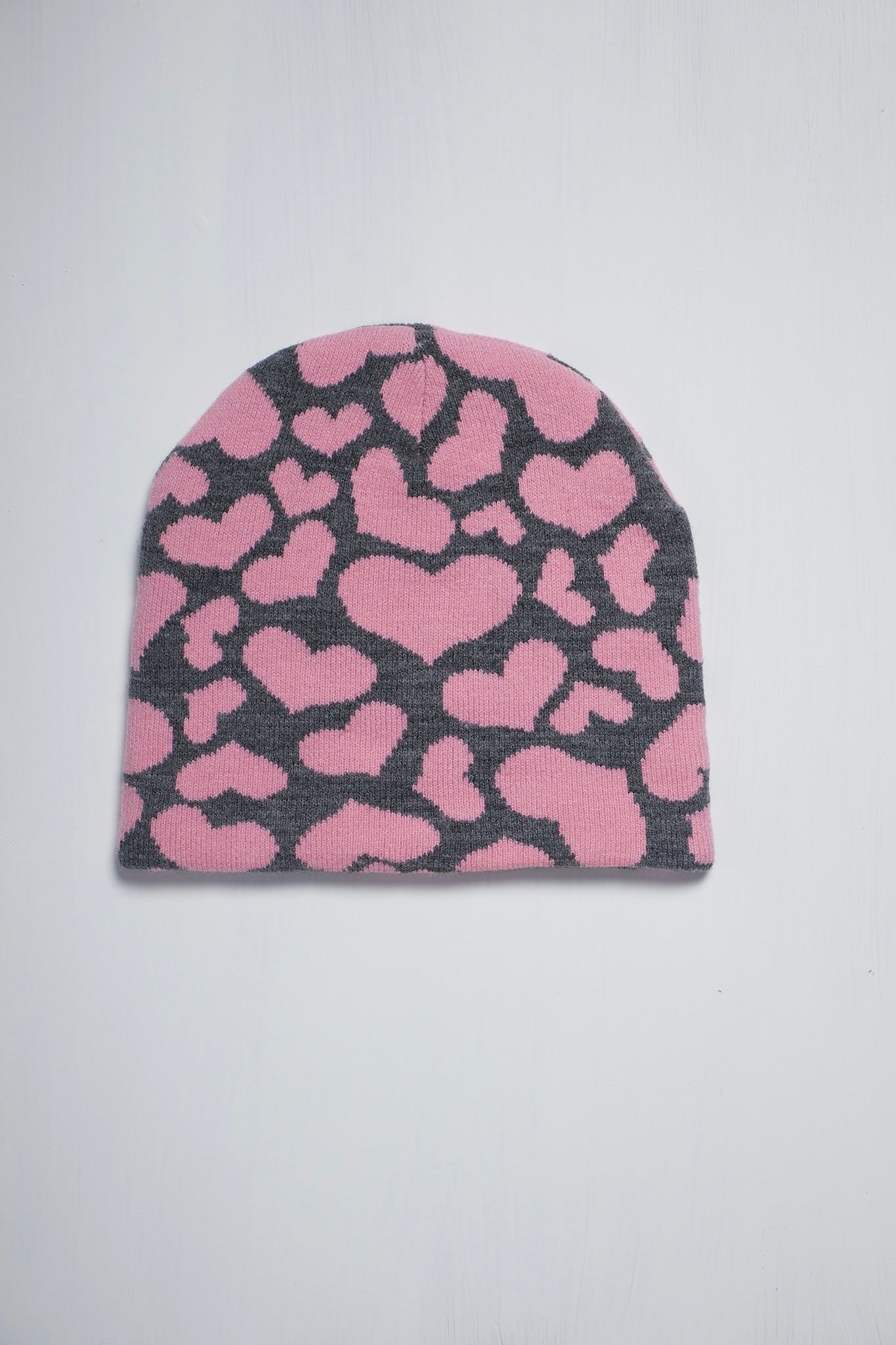 Pink Hearts Beanie