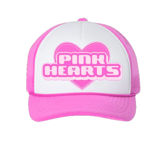 Pink Hearts Trucker Hat